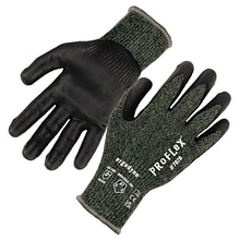 Ergodyne ProFlex 7070 Nitrile Coated Cut-Resistant Gloves, ANSI A7, Heat Resistant, Green, XL, 1 Pai