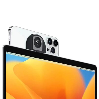 Scapade MagStand Magnetic iPhone Mount for MacBook Air and MacBook Pro, Black (S-IHOL)