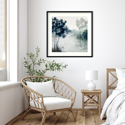 Amanti Art Soft Winter Light and Trees by Jacqueline Ellens Wood Framed Wall Art Print, 33 x 33 (A