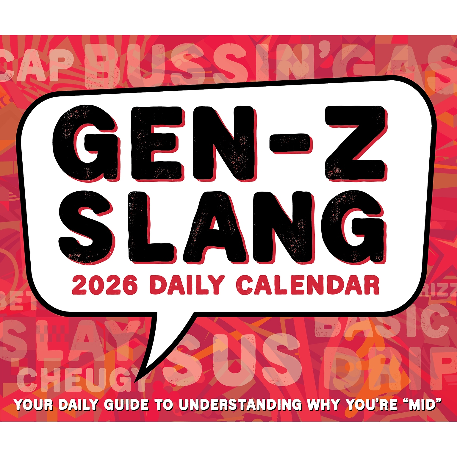 2026 Willow Creek Gen Z Slang 6.2 x 5.4 Day-to-Day Calendar (57612)