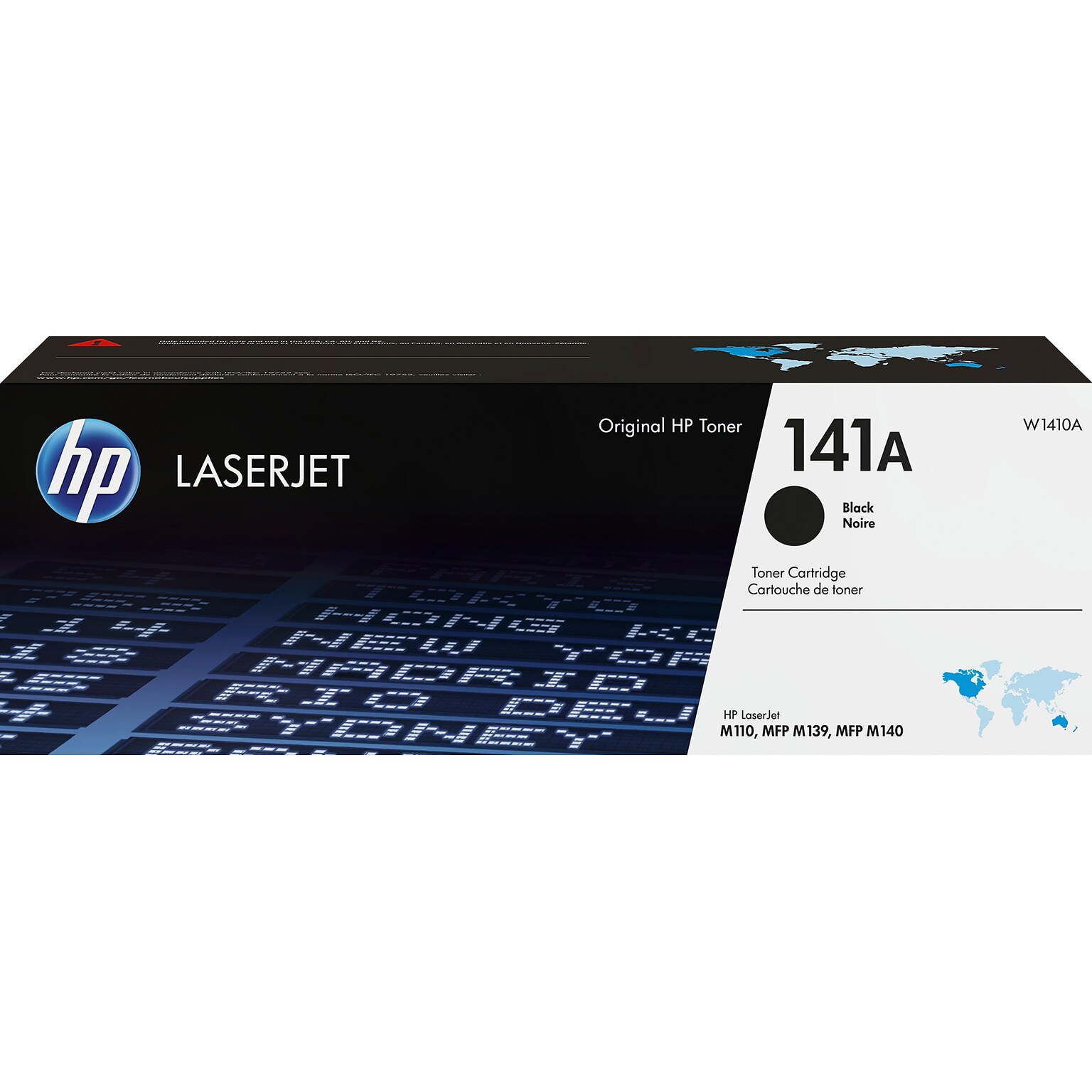 HP 141A Black Standard Yield Toner Cartridge, Prints Up to 950 pages (W1410A)