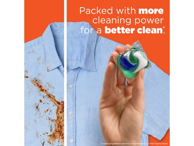 Tide PODS HE Laundry Detergent Capsules, Coldwater Clean Original Scent, 66 oz., 76 Capsules/Pack (09165)