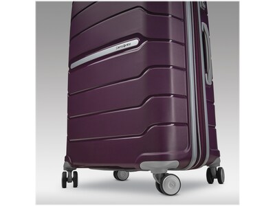 Samsonite Freeform 21.25" Hardside Carry-On Suitcase, 4-Wheeled Spinner, TSA Checkpoint Friendly, Amethyst Purple (78255-B170)