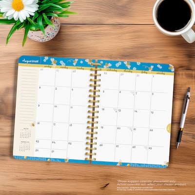 2026-2027 BrownTrout Busy Bees Wire-O 6.5" x 7.75" Academic Year Weekly Student Planner, Paperboard Cover (9798330708161)