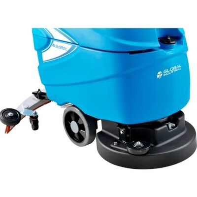 Global Industrial Electric Walk-Behind Corded Auto Floor Scrubber, 17" Cleaning Path (641410)