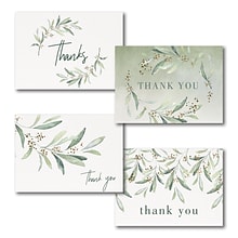 Thank You Greeting Card Assortment Pack, 4 7/8 x 3 1/2,  24 Cards with Envelopes