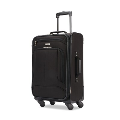 American Tourister Pop Max Polyester Luggage Set, Black (115358-1041)