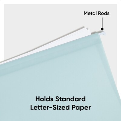 Smead Standard Hanging File Folder, 5-Tab, Letter, Assorted Colors, 12/Pack (10522)