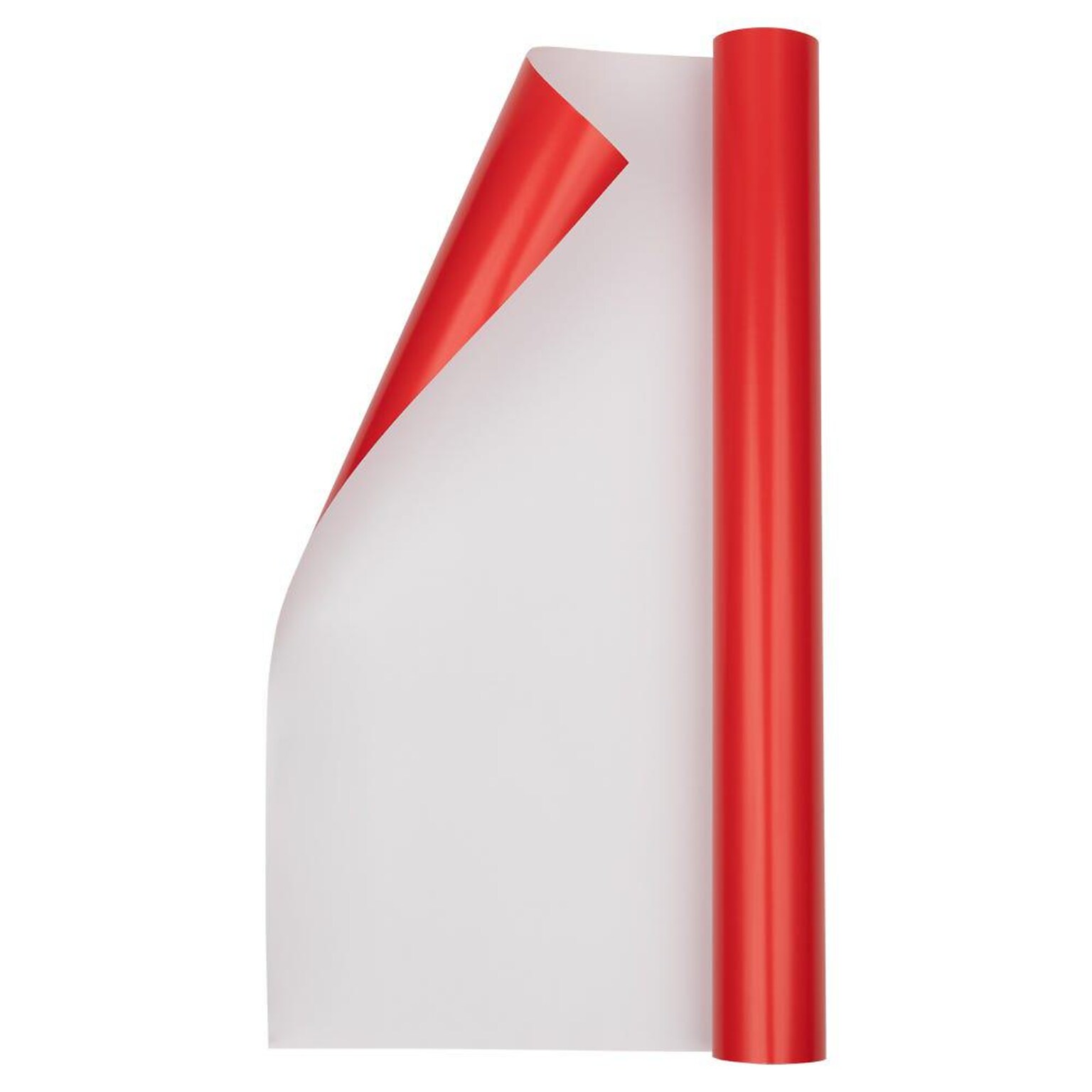 JAM Paper Wrapping Paper, 26.3 sq. ft., Red, 2/Pack(165S25263reg)