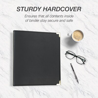 Samsill Classic Executive 2" Non-View Binder, 3-Ring , Black (SAM15160)