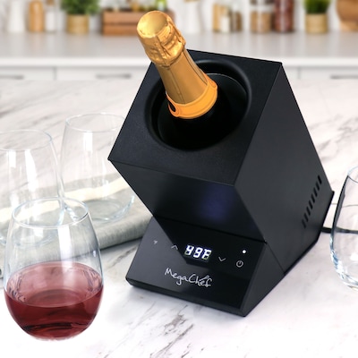 MegaChef Electric Wine Chiller, Black (937117413M)