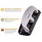 Bostitch EZ Squeeze 3-Hole Punch, 20-Sheet Capacity, Silver/Black (ACI2220)