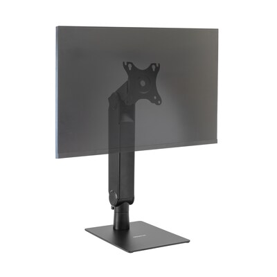 Mount-It! Adjustable Freestanding Single Monitor Arm with Height Adjustment, 17–32, Black (MI-2757)