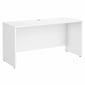 Bush Business Furniture Studio C 60"W Credenza Desk, White (SCD360WH)