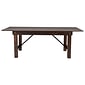 Flash Furniture HERCULES 84" Folding Farm Table, Mahogany (XAF84X40MG)