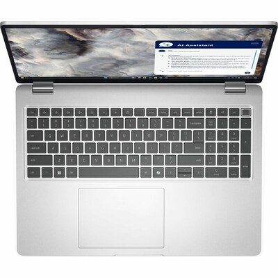 Dell Pro Plus 16" Laptop, Copilot+ PC, Intel Core Ultra 7, 32GB RAM, 1TB SSD, 12 Hour Battery, Windows 11 Pro, Silver (8V43M)