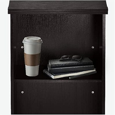 AdirOffice 46"H Floor Standing Lectern with Adjustable Shelf, Black (661-01-BLK)