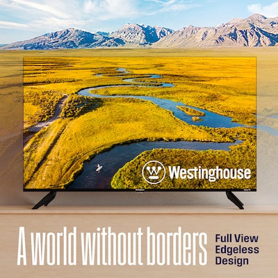 Westinghouse 43" Edgeless QLED 4K Ultra HD Roku TV (WR43QX400)