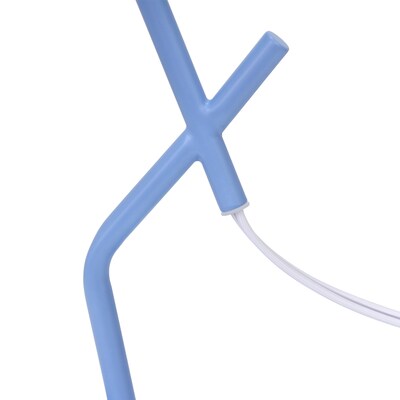 Simple Designs Abstract 17.13" LED Table Lamp, Blue (LT1172-BLU)