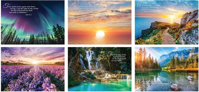 Luxe Christian Grace Spiral Wall Calendar