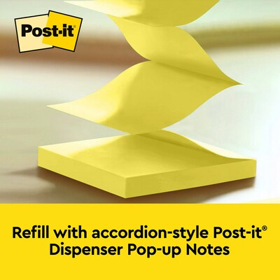 Post-it Pop-up Owl Design Dispenser for 3" x 3" Notes, Black (OWL-330-BK)