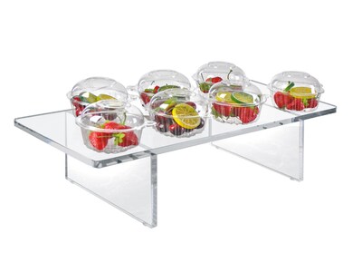 Azar Deluxe 22W Riser, Clear, Each (515376)
