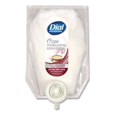 Dial 7-Day Moisturizing Lotion for Versa Dispenser, 15 oz., Refill Pouch, 6/Carton (DIA12260CT)