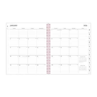 2026 Blue Sky Joselyn 8.5" x 11" Calendar Year Weekly & Monthly Planner, Plastic Cover, Multicolored (110394-26)