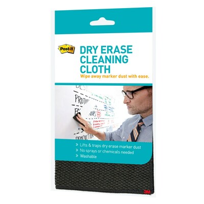 Post-it Dry Erase Cleaning Cloth, Gray (DEFCLOTH)