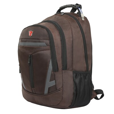 DUKAP EMINENT Laptop Compatible Backpack, Large, Brown (BDK-EMI-BRO)