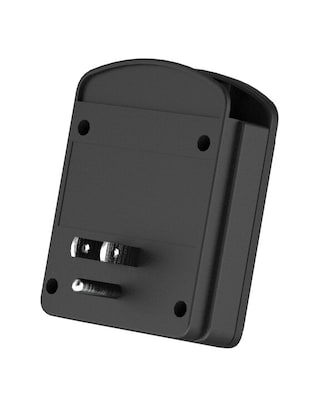 LAX 2-Outlet Surge Protector with 2 USB Ports, Black