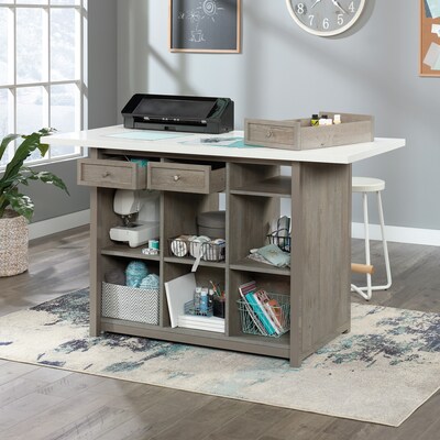 Sauder Craft Pro Series Work Table, Mystic Oak (427456)