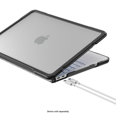 SaharaCase Raider Series Heavy Duty 13" MacBook Neo Case, Shock-Absorbing, Clear (LT00121)