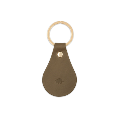 Woolly Made Tab Keychain - Olive