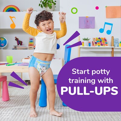 Huggies Pull-Ups Potty Training Pants, Boys 4T-5T, 74/Carton (45270)