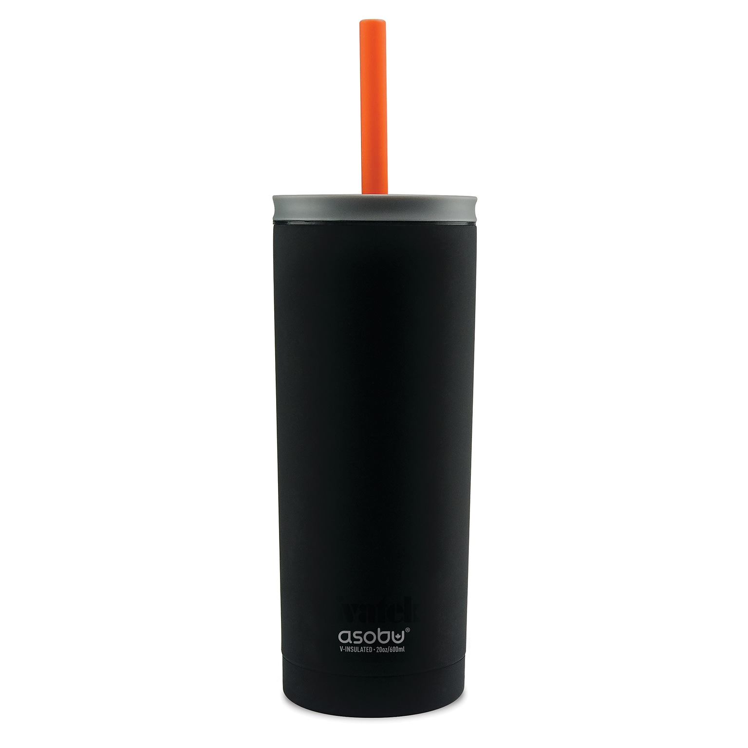 ASOBU Super Sippy Insulated Coffee Tumbler, 20 oz., Black (NA-ICT200)