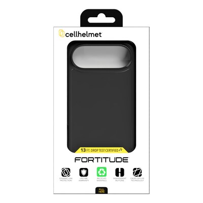 cellhelmet Fortitude MagSafe Phone Case for Apple iPhone 17 Air, Black (CF-124-BLK)
