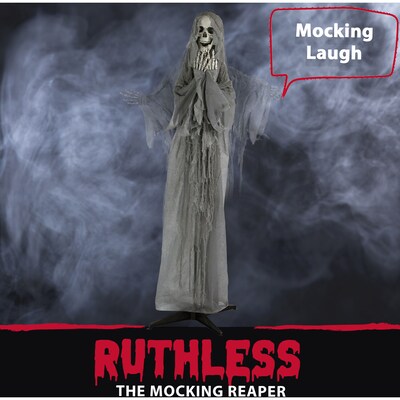 Haunted Hill Farm 71" Ruthless the Mocking Reaper (HHSKEL-5FLSA)