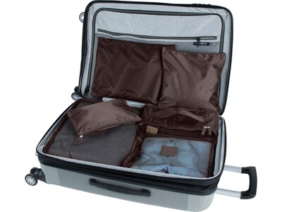 G Force 6-Piece Fabric Travel Pouch Set, Water Resistant, Espresso (27105-ESPRESSO)