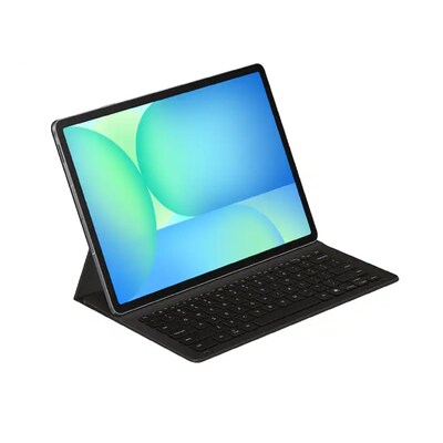 Samsung Polyurethane 12.4 Book Cover Keyboard Slim for Galaxy Tab S10 FE+, Black (EF-DX620UBEGUJ)