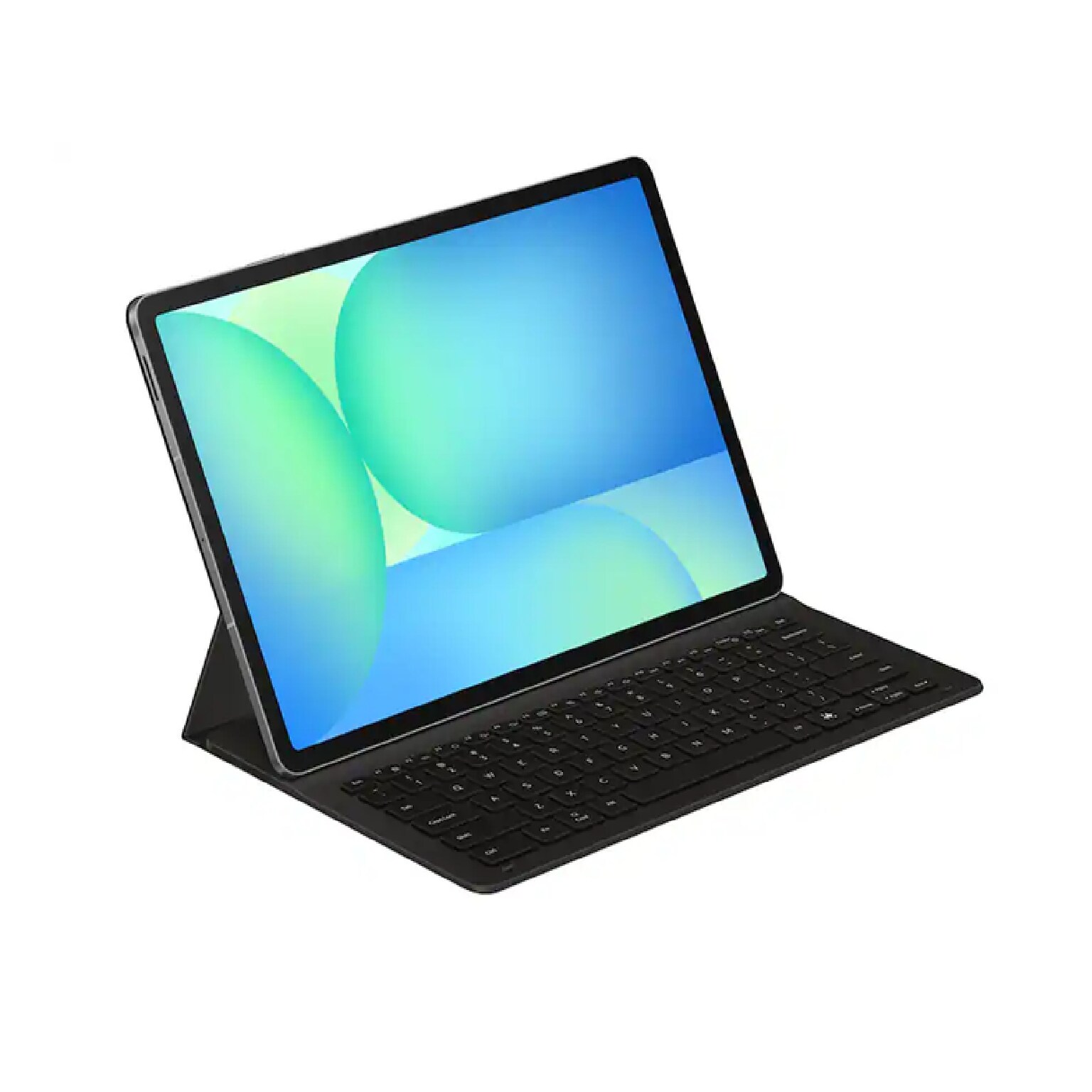 Samsung Polyurethane 12.4 Book Cover Keyboard Slim for Galaxy Tab S10 FE+, Black (EF-DX620UBEGUJ)