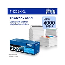 Brother TN229XXL Cyan Super High Yield Toner Cartridge (TN229XXLC)