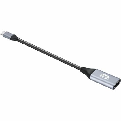 Adesso CyberHub 5010 USB-C To HDMI Audio/Video Adapter, Male to Female, Black/Silver (AUH-5010)