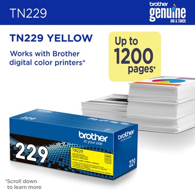 Brother TN229Y Yellow Standard Yield Toner Cartridge