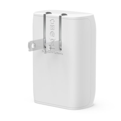 BOOST?CHARGE 30W USB-C PD GaN Wall Charger, White (WCA005DQWH)