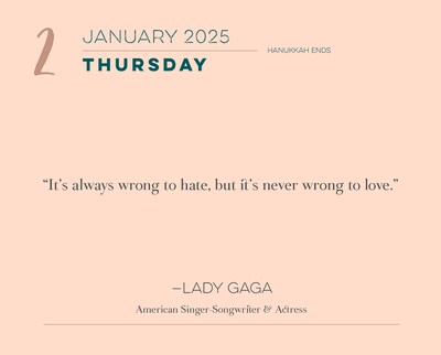 2025 Willow Creek That's What She Said, Inspiring Women Quotes 6" x 5.5" Day-to-Day Calendar (41031)