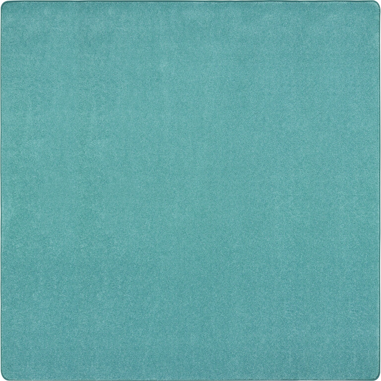 Joy Carpets Just Kidding Polyester 6 x 6 Machine Tufted Rug, Seafoam (623P-08)