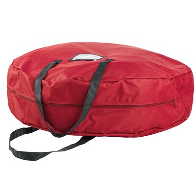 Tiny Tim Totes 30" Wreath Storage Bag, Red (83-DT5533)
