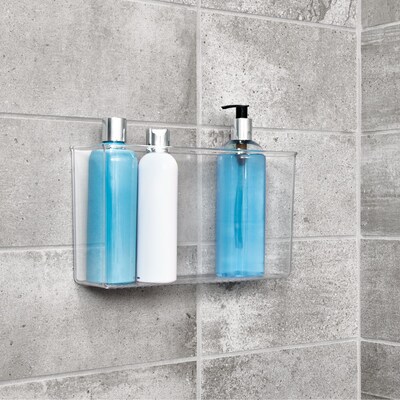iDESIGN Affixxx Adhesive Organizers, Clear, 4/Set (27808M4)