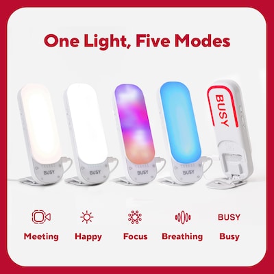 TRU RED™ Brightwell 5-in-1 Productivity LED Desk Light, White (TR62804)